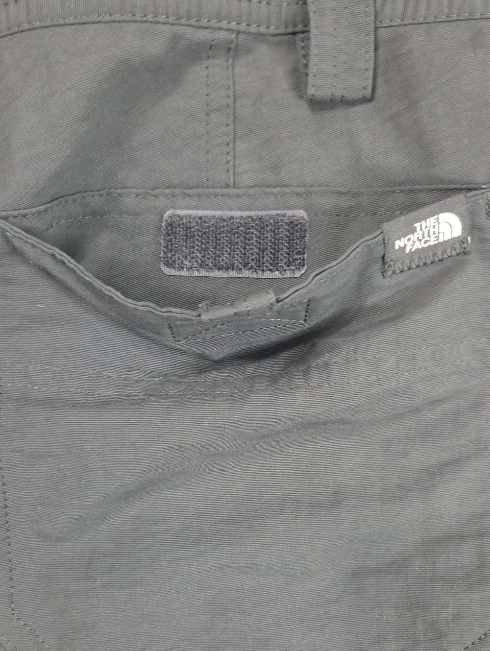 The North Face Charcoal Gray Men's Flat-Front Outdoor Shorts